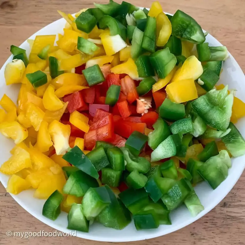 Chopped Capsicum 100gm